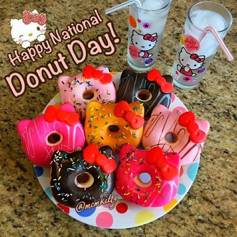 DJTommyRocks's tweet photo. "#HappyNationalDonutDay"
I don't about you, but I'm kinda lookin' forward to stoppin' by the #donut shop today & grabbin' me some jelly-filled or glazed ones to munchie!!! 🍩🤪��🍩
#NationalDonutDay #DonutDay
#JellyDonut #GlazedDonut
#BuyEmByTheDozen
#BakersDozen
#Donuts
#Yummy https://t.co/oL5NUIBZUM