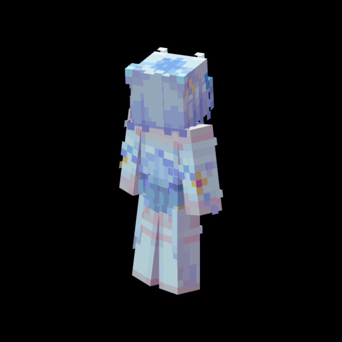 HensterSkin's tweet photo. Making one skin a day. It's tougher than I thought, but honestly, it's been a lot of fun. 🐹

#VGenComm #minecraft #pixelart #vtuber https://t.co/hdB7nI10zb