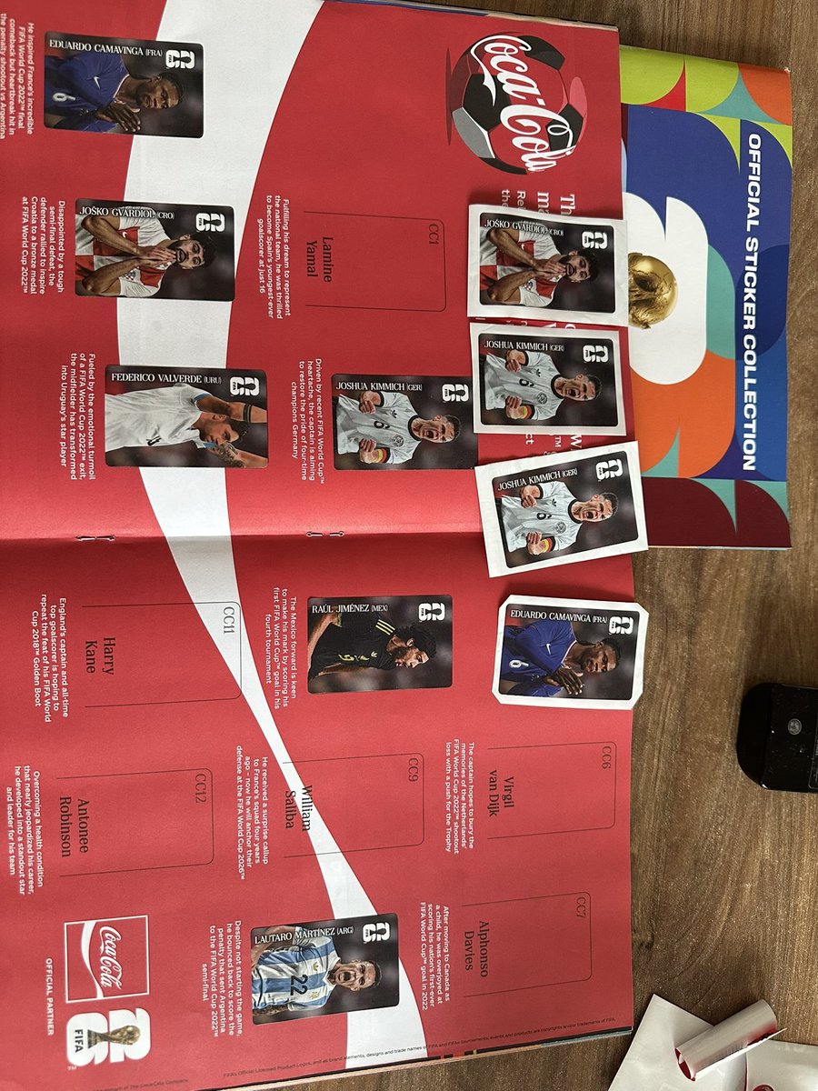 WorldCup Sticker Collector tweet media