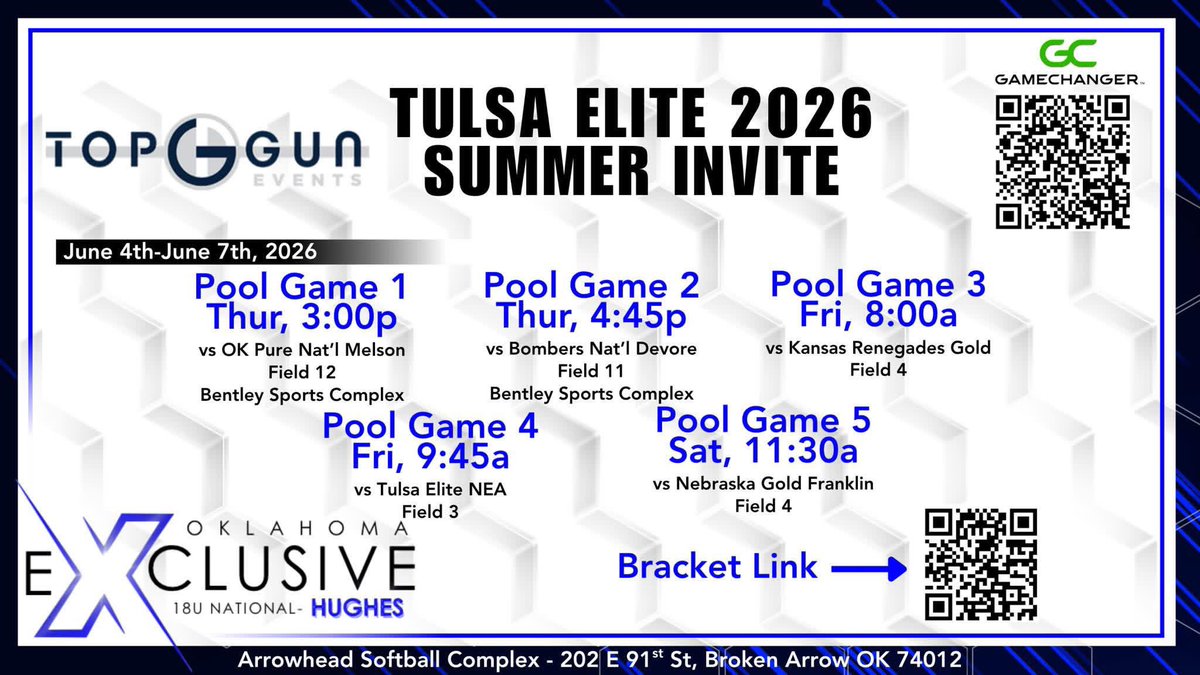 DStrecker_2027's tweet photo. Summer time and softball.  In BrokenArrow for Tulsa Elite 2026 Summer Invite
#oklahomaexclusive
#travelball #2027 https://t.co/8o05e9rAvy