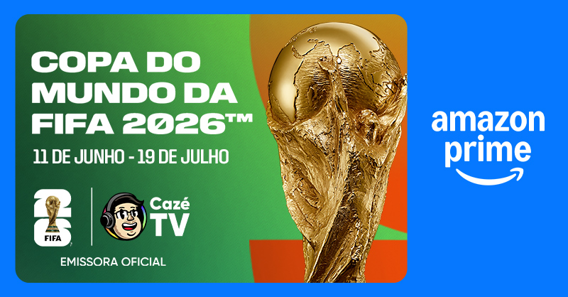 PrimeVideoBR's tweet photo. Cada gol, cada lance decisivo. Copa do Mundo da FIFA 2026™ ao vivo no CazéTV no Prime Video. Não perca nenhum jogo. Assine!