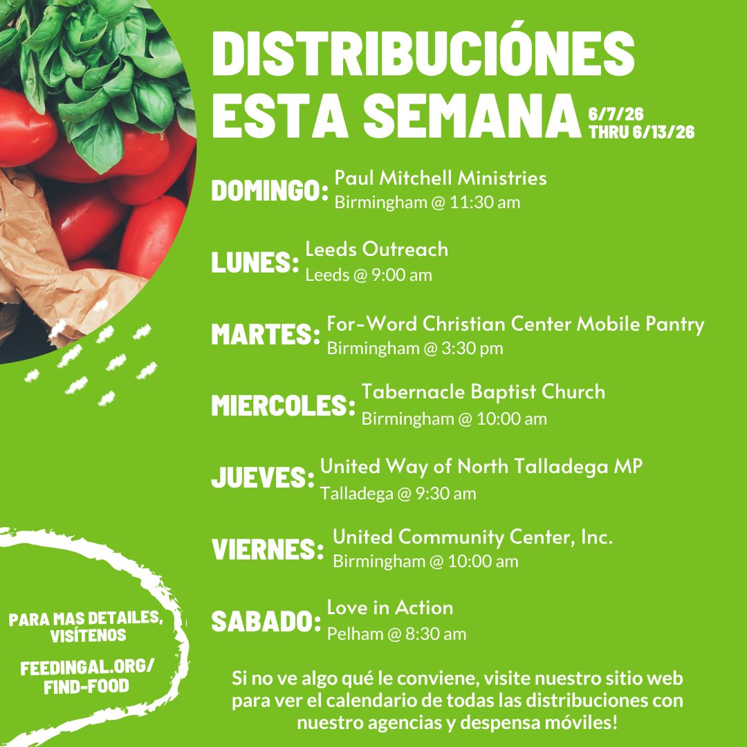 feedingAL's tweet photo. Distributions are happening near you. In addition to this list, more distributions can be found at https://t.co/J2SR7VJAWJ. https://t.co/jVVL5mJK6X