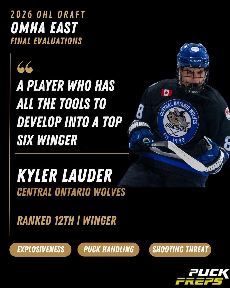 PuckPrepsON's tweet photo. Jordan Malette wraps up the OMHA East with final evaluations and projections on the 13 skaters who cracked the Top 100.

Kyler Lauder leads the way as the top-ranked OMHA East skater, with Lucas Matheson close behind.

🔗 : https://t.co/Y7HKYLniP7 https://t.co/ZEDZDaN7HQ