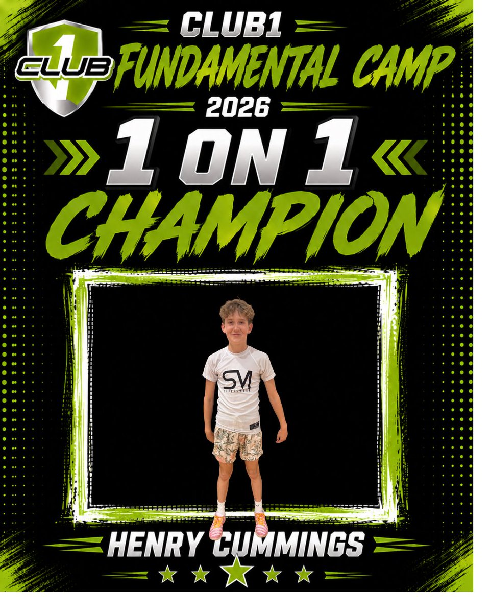 Club1Basketball's tweet photo. Club1 FUNdamental Camp 1 on 1 Camp Champion.  Don't miss out on our camps in July.  Check them out here: https://t.co/2DKfqDefm7 https://t.co/D3zPlGDNlk