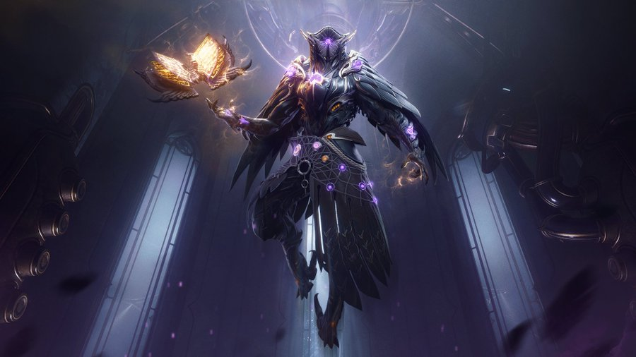 JouerAWarframe's tweet photo. En parlant de Dante, la #Warframe scribe élève ses connaissances arcaniques à de nouveaux sommets grâce à la Collection Dante Tytonis.

Accédez instantanément à ces personnalisations aux plumage sombre le 17 juin. https://t.co/TbdI93OH4W