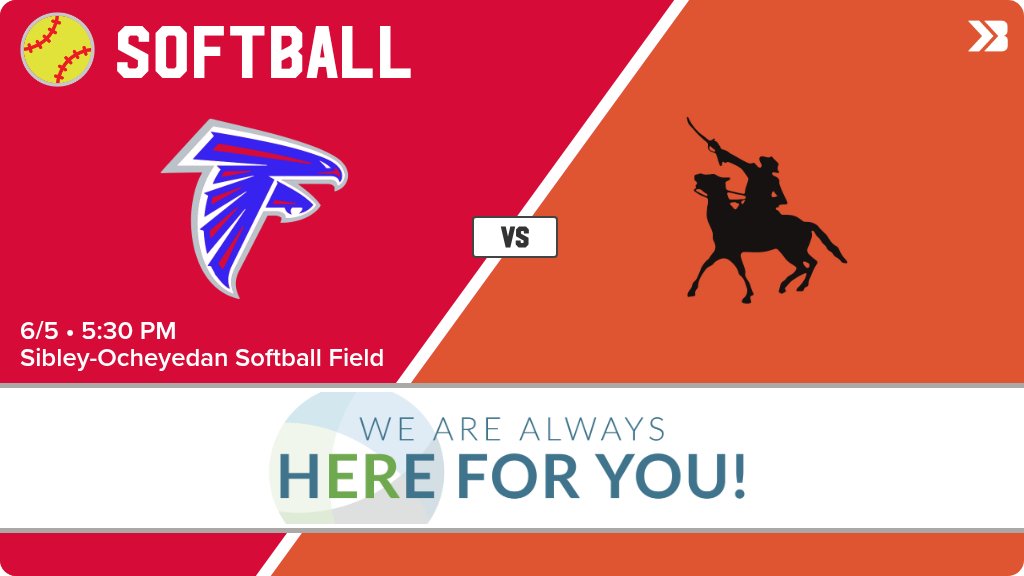 GeneralsAth's tweet photo. Softball (Junior Varsity) Game Day! - Check out the event preview for the The Sibley-Ocheyedan Generals vs The West Sioux Falcons. It starts at 5:30 PM and is at Sibley-Ocheyedan Softball Field. https://t.co/RPD67WP732 https://t.co/NiYgnTP1iF