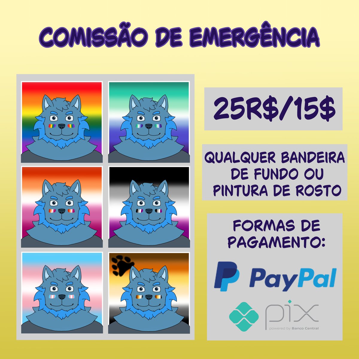 ManoUrso18's tweet photo. Estou abrindo Comissões de Emergência!!!

Estou precisando juntar um dinheiro para ao menos aliviar a minha situação financeira que não está tão boa

A quem puder se interessar ou me ajudar, só entrar em contato comigo pela DM aqui ou no Telegram https://t.co/QoFKFLSTaQ