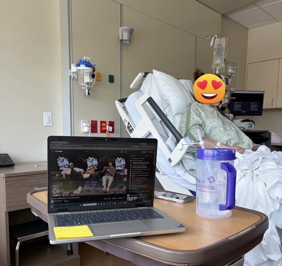jakelanning4's tweet photo. Yak the day of my sons birth to now 1 month in. He’s a seasoned yakker and still shocked at @barstoolWSD behavior!! @BarstoolYak @BarstoolBigCat https://t.co/BKWpsbZTiR