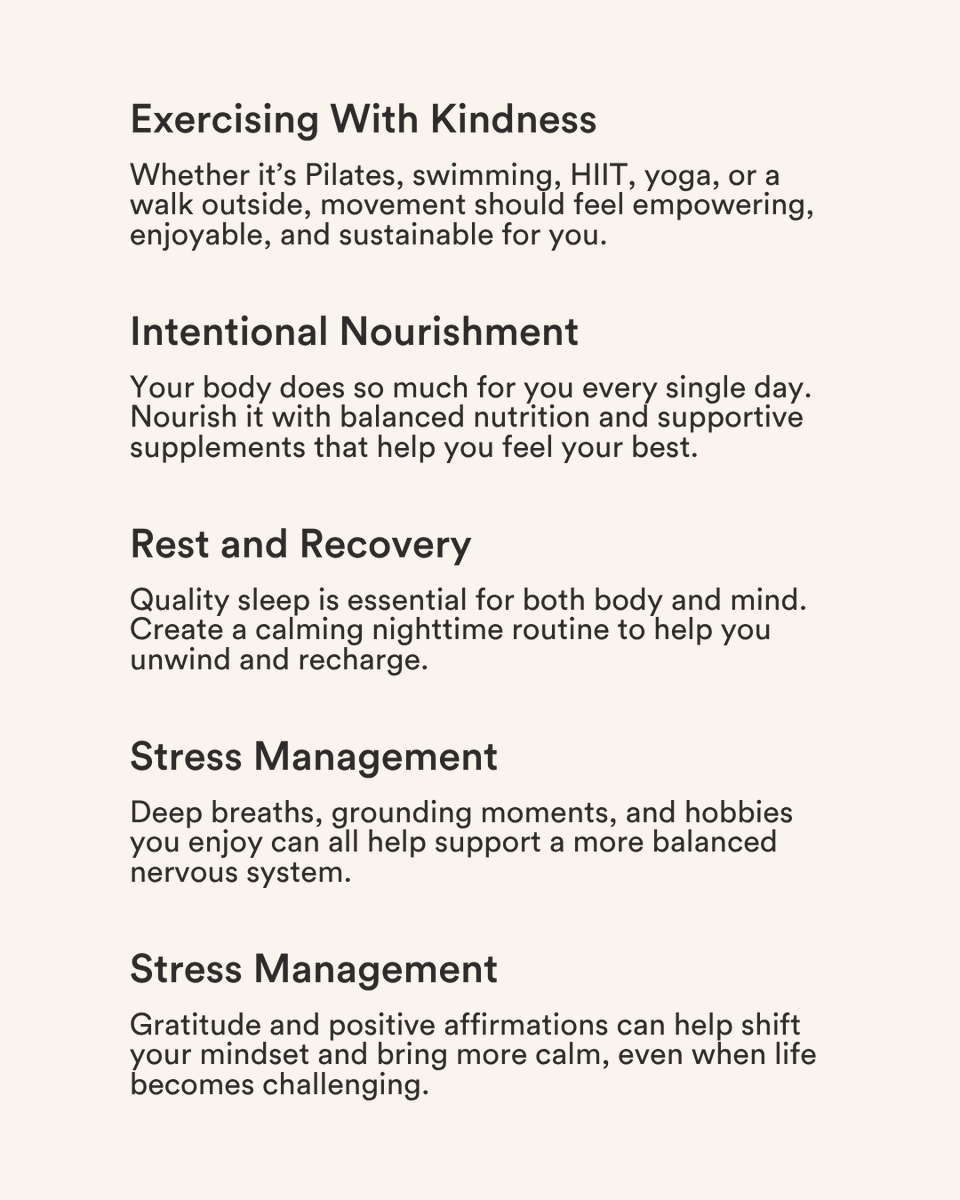 ActivatedYou's tweet photo. For both the body and mind, these are the wellness foundations that help support balance, alignment, and sustainable self-care in your daily life. 

Which one will you start with first? 🤍 https://t.co/IX32Jeab4P