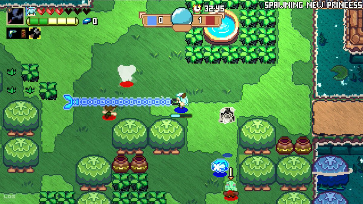 dxlegends_es's tweet photo. Estoy creando un juego de lucha en línea al estilo de Zelda, donde los equipos pelean para salvar a la princesa

#gamedev #indiedev #PitchYaGame https://t.co/nT9NzAPqU8