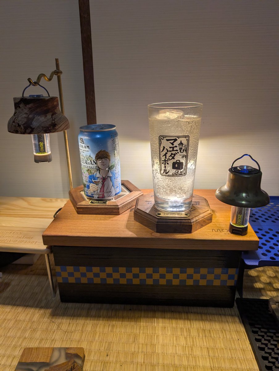 deviamon's tweet photo. @sisyamo_camp 樽感あっていいね！飲みやすさはやはりノーマルのアマハ缶！神の雫缶は香りがいい！ https://t.co/xQqbjU4P6b