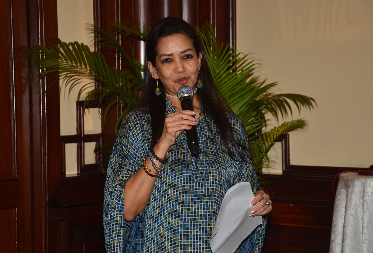 FoundationPK's tweet photo. Glimpses from a memorable edition of An Author’s Afternoon featuring civil servant, novelist, and poet Mukul Kumar in conversation with academic and writer Sanjukta Dasgupta.

Graciously hosted at Taj Bengal, the evening commenced with a warm welcome by Esha Dutta, Honorary Convenor of North East Affairs and Ehsaas Woman of Kolkata, who also delivered the closing remarks. Aparna Banerjee Paul, Area Director – PR and Marketing, Taj Hotels, felicitated the author and conversationalist with exquisite Dokra artefacts, lending a touch of tradition to the enriching literary gathering.

The evening concluded with Mukul Kumar signing copies of his books for members of the audience, making for a warm and memorable close to the session.

@mukulkumar_mk @EshaDutta14 @authorafternoon @TajBengal 

#SanjuktaDasgupta #AparnaBanerjeePaul #Kolkata #PrabhaKhaitanFoundation #LiteraryEvent