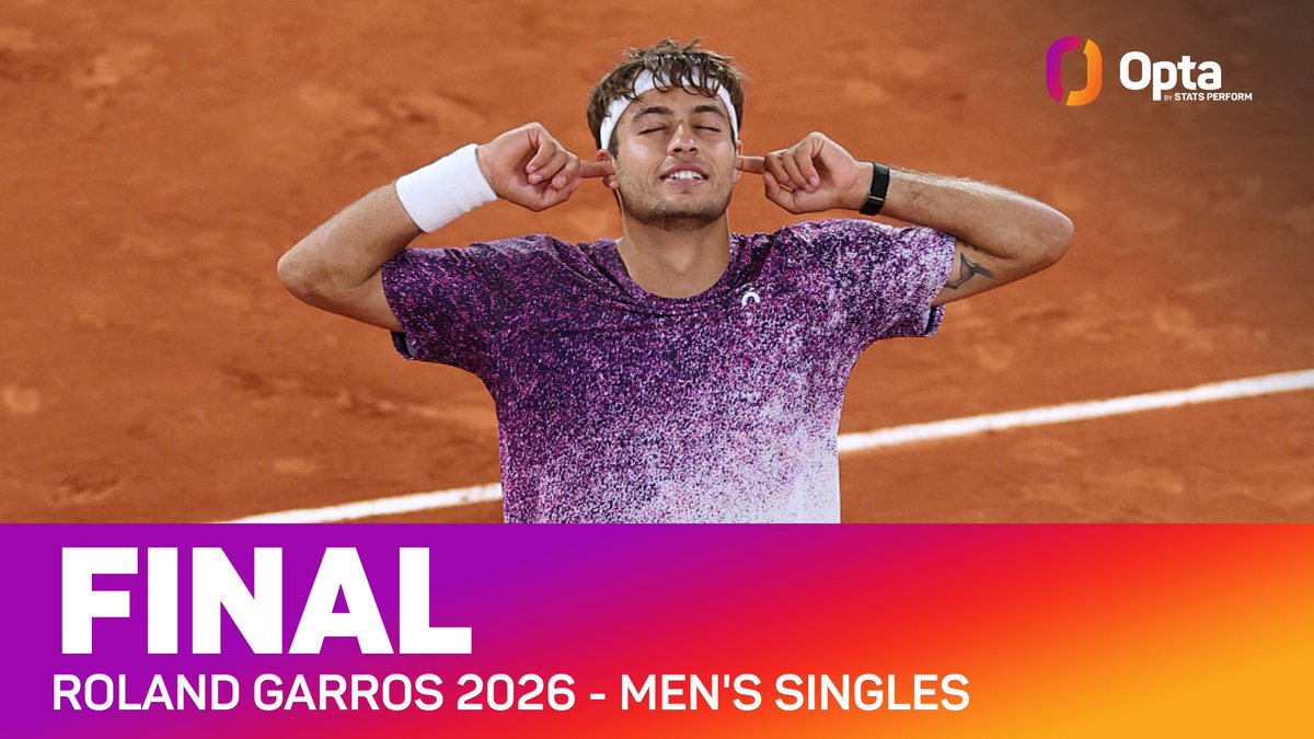 OptaAce's tweet photo. 4 - Flavio Cobolli is just the fourth Italian in the Open Era to reach a Men’s Singles final at a Grand Slam event after Adriano Panatta, Jannik Sinner and Matteo Berrettini. Takeover. 

#RolandGarros | @rolandgarros @atptour https://t.co/iL1fonfCVR