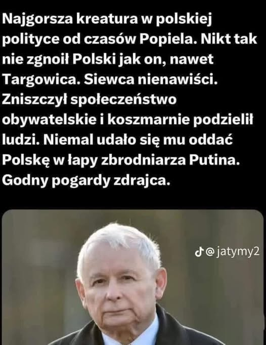 martal13's tweet photo. Największe zło w całej historii Polski.Kanalia🤮 https://t.co/ppZbsiFakT