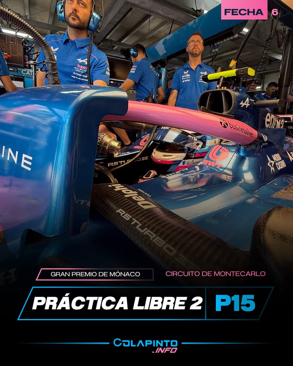 Colapinto_info's tweet photo. 🏁 FIN DEL VIERNES 

👉🏻 @FranColapinto culminó en 15º puesto la FP2, la cual fue dominada por Ferrari nuevamente, esta vez fue Lewis Hamilton quien se impuso. 

💥 Franco tuvo un golpe con la parte izquierda del auto pero afortunadamente sin daños.

💪 ¡MAÑANA SERÁ EL DÍA!

#F1 https://t.co/gF04XAXh1r