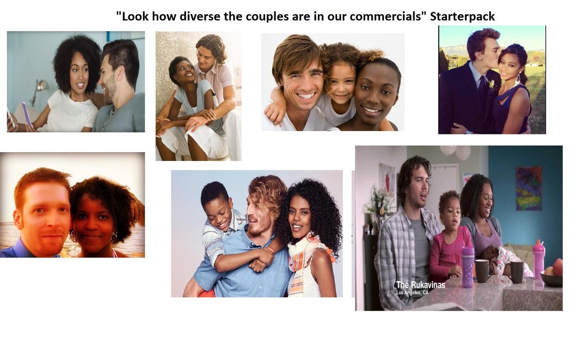 InsurancePlanX's tweet photo. @Rothmus “And between blacks and whites, those pieces just don’t line up.”

But they do in TV Commercials.😉 https://t.co/ATU9ZkXM08