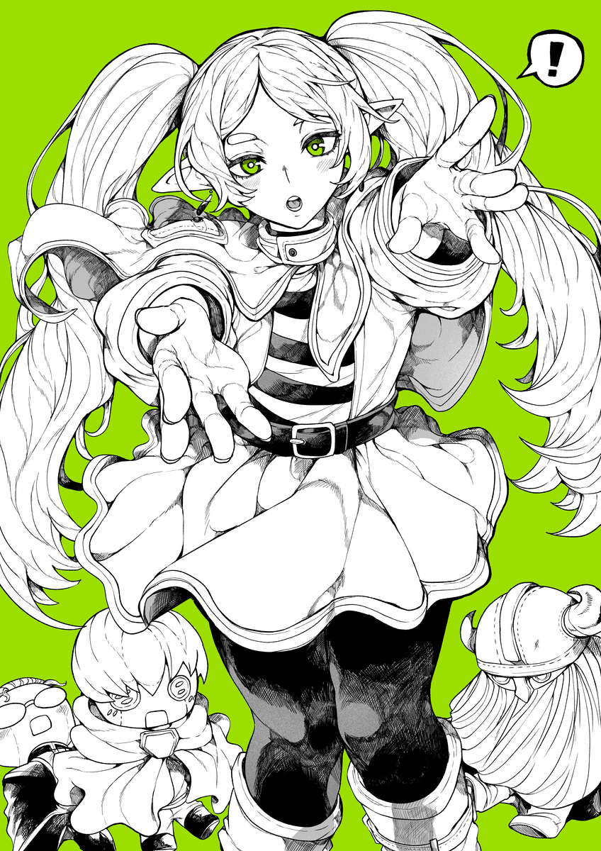 YotsumiShiro's tweet photo. フリーレン！　※再掲 https://t.co/Ae1ocH4OAP