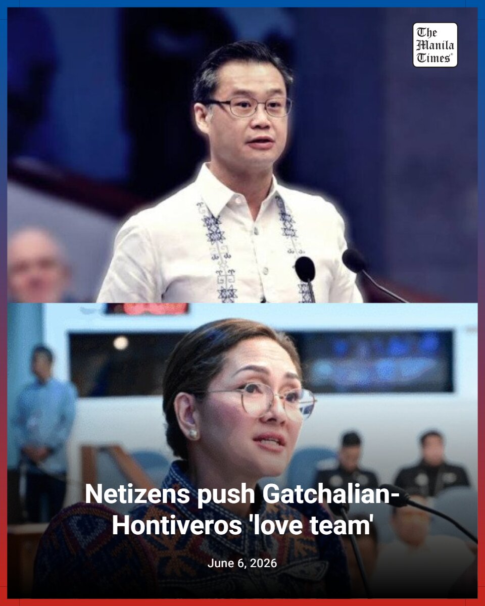 TheManilaTimes's tweet photo. NETIZENS are keenly following what they consider as a new “love team” between two senators belonging to the new majority bloc.

Read more: https://t.co/rpMlDP78tt https://t.co/bUF7Dj5DSK