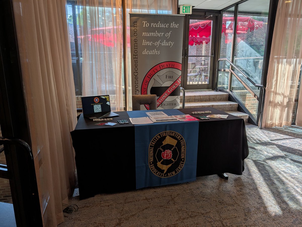 NJNFFF's tweet photo. 🔥 DAY1: CENTRAL JERSEY FIRE CONFERENCE 🔥

🚒 It was an honor to be invited to the inaugural Central Jersey Fire Conference! @NFFF_News State Lead Advocate David Bialas was joined by Advocates Daniel Arroyo and Nick Higgins for the landmark event. https://t.co/T7VcRIMkdF