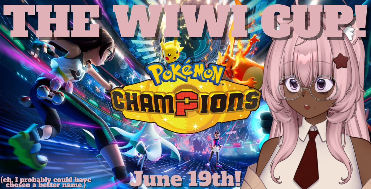 wiitweetstuff's tweet photo. That isn't the only thing happening on June 19th! 

INTRODUCING THE WIWI CUP!! (Yes this is the name I went with)

A tourney being held to celebrate my debut and the first weekend of Reg M-B! 

Wanna join? Sign ups are below! 👇 https://t.co/74WHWUNkmW