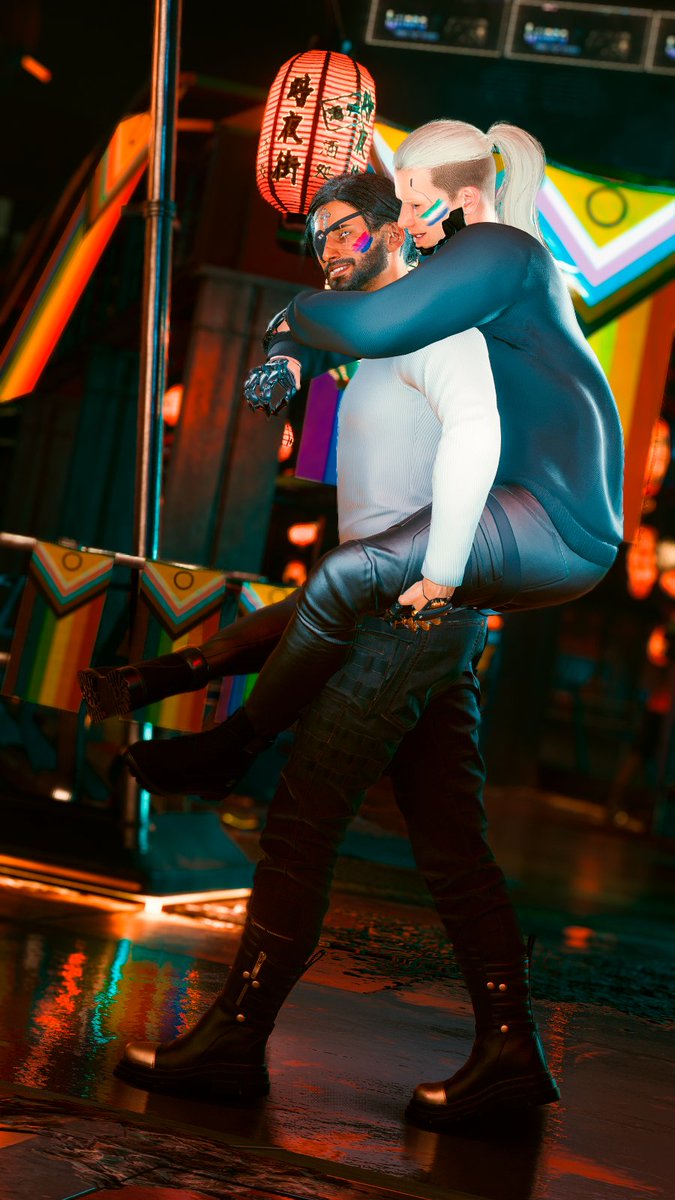 cyberholic_77's tweet photo. Prideful babies 🏳️‍🌈

#Cyberpunk2077 https://t.co/CGRjnUwbMz
