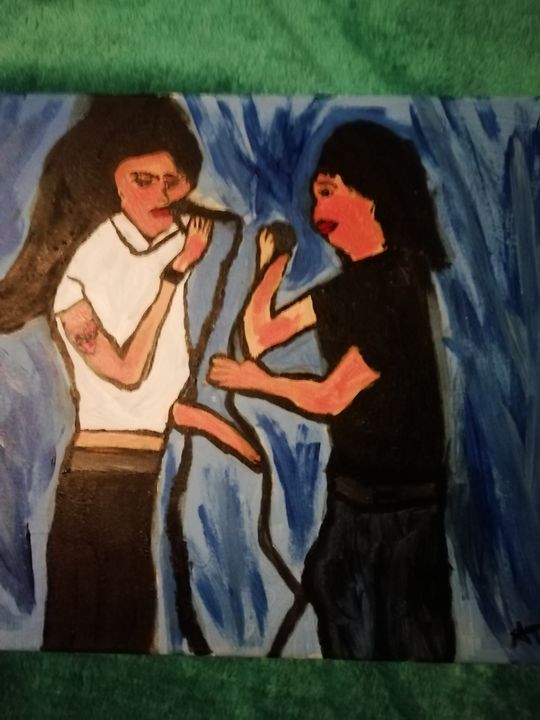 AngelaT20007708's tweet photo. Art of the Day! "Cartoon of Amy Winehouse Mick Jagger". View at: https://t.co/7Z1bjU5qJG https://t.co/2N3VudgWBr