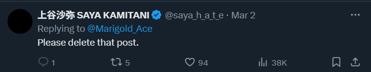 bxzzsawkick's tweet photo. imagine your fav wrestler telling you to delete something @Marigold_ace https://t.co/6tkoEWPyLu