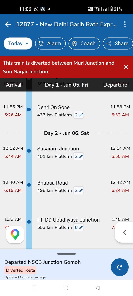 mantu0842's tweet photo. Sir, please tell me, firstly the train is diverted and on top of that it is so late, in this the common people who spend Rs. 3500, ask at the place where the train is stopping and the train is arriving at the station so late, what should the public do in this
@DRM_DDU https://t.co/ZGhRUBf4zl