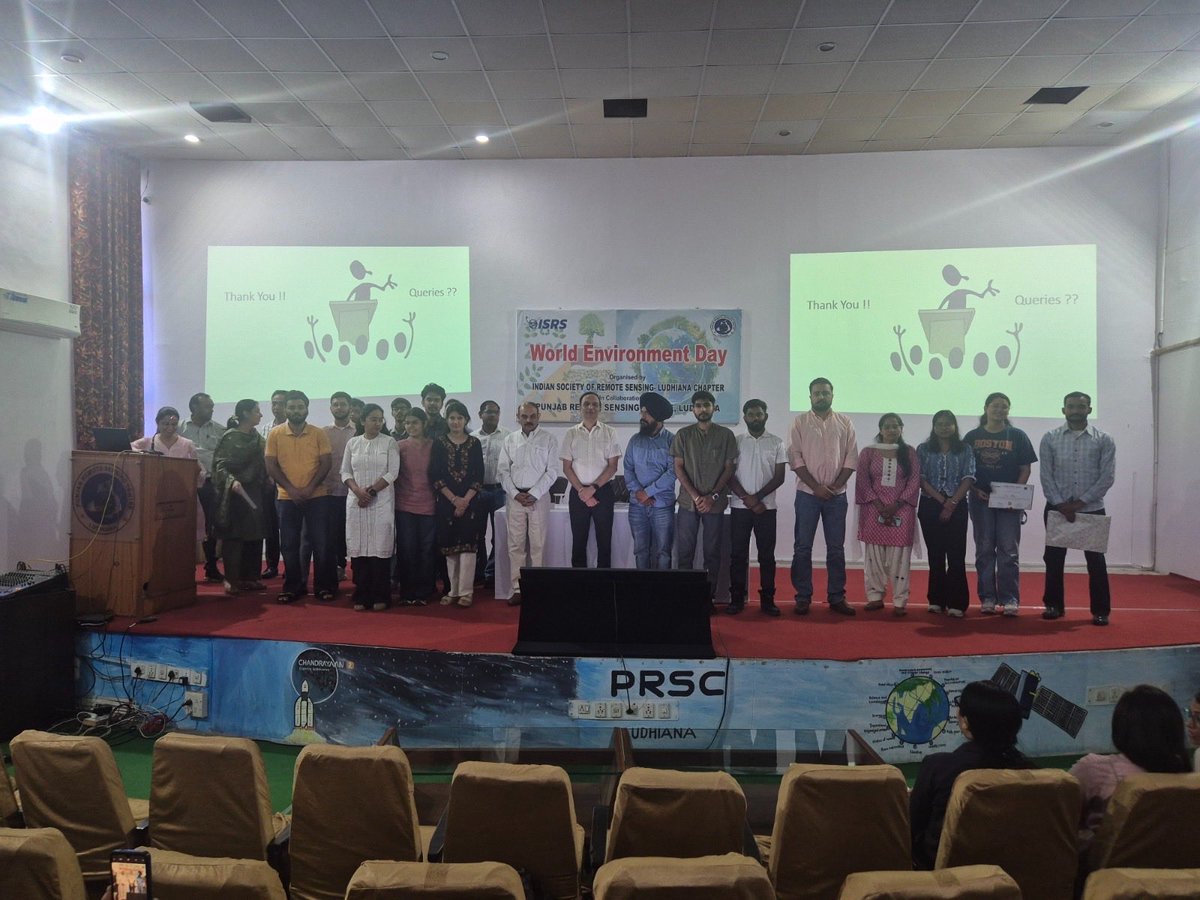 GuptaIfs's tweet photo. Delivered a lecture on agroforestry: A potential answer to the environmental problems of Punjab at Punjab Remote Sensing Center Ludhiana on World environment day
#sgvibes https://t.co/uOBjcObUk2