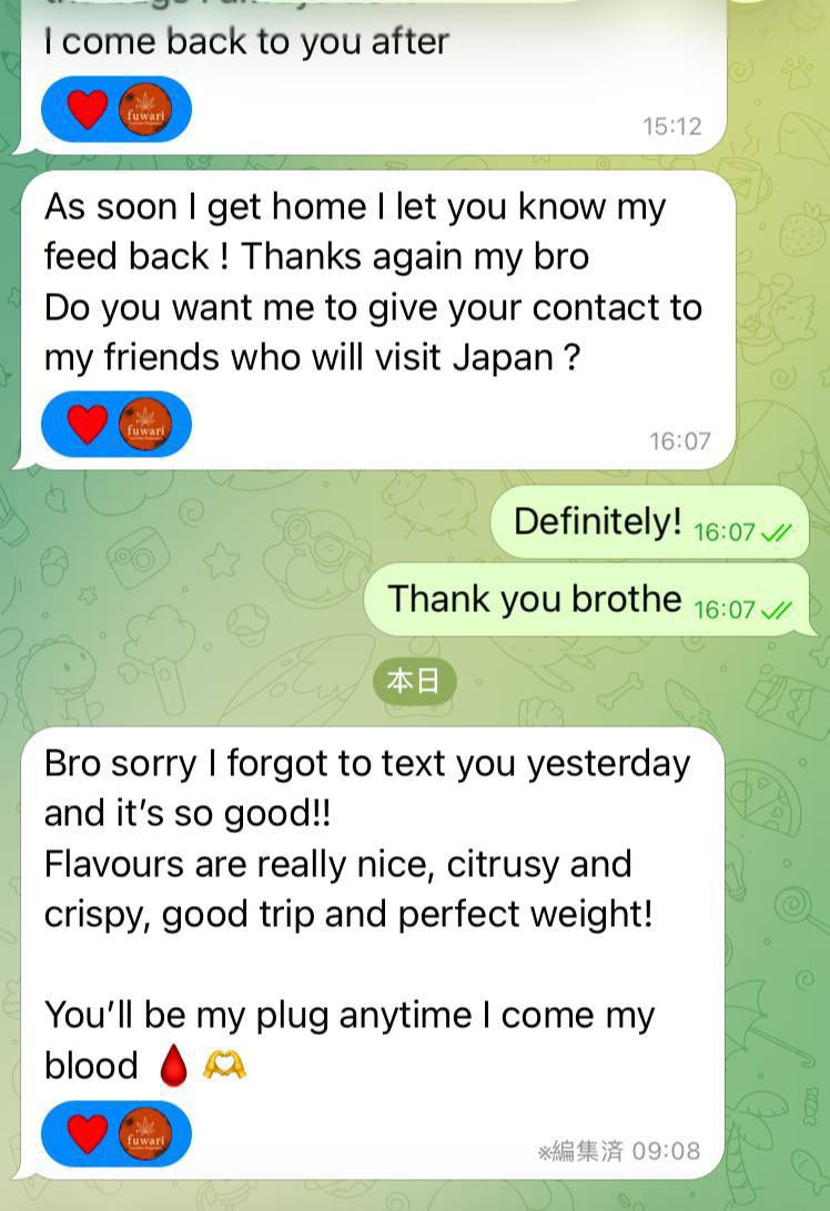 High4High2High0's tweet photo. We have customers from various countries, such as the US, the UK, Hong Kong, Taiwan, Peru, Myanmar Vietnam and France.

Only face to face
English support available 🌿
Weed plug in Japan, Tokyo

#Japanweed #Tokyoweed #Osakaweed https://t.co/LewKmNvPh6