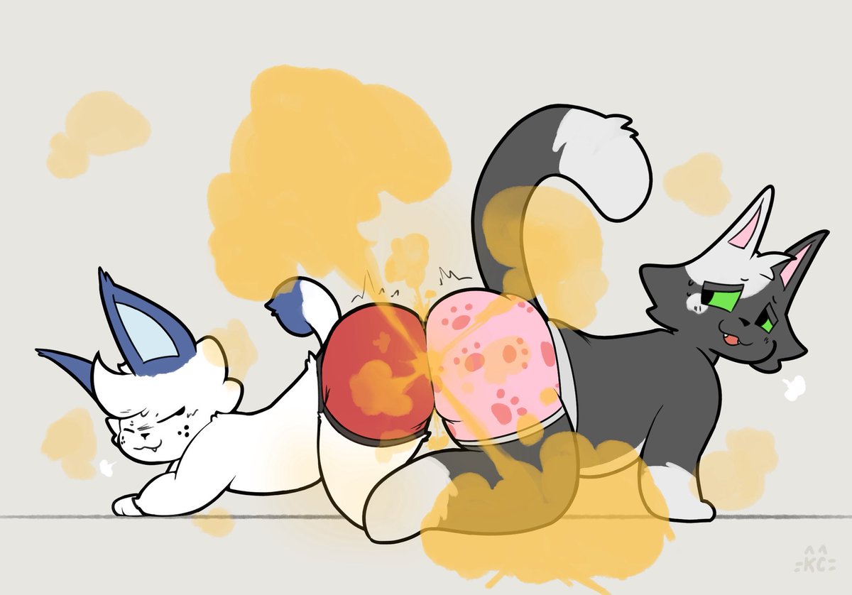 stinkirb's tweet photo. My end of the trade with @PunFactory1!
Just 2 stanky cats wearin' undies and gassing it up! Just better hope they aren't doing it at your place~ https://t.co/zZD1RQhpQQ