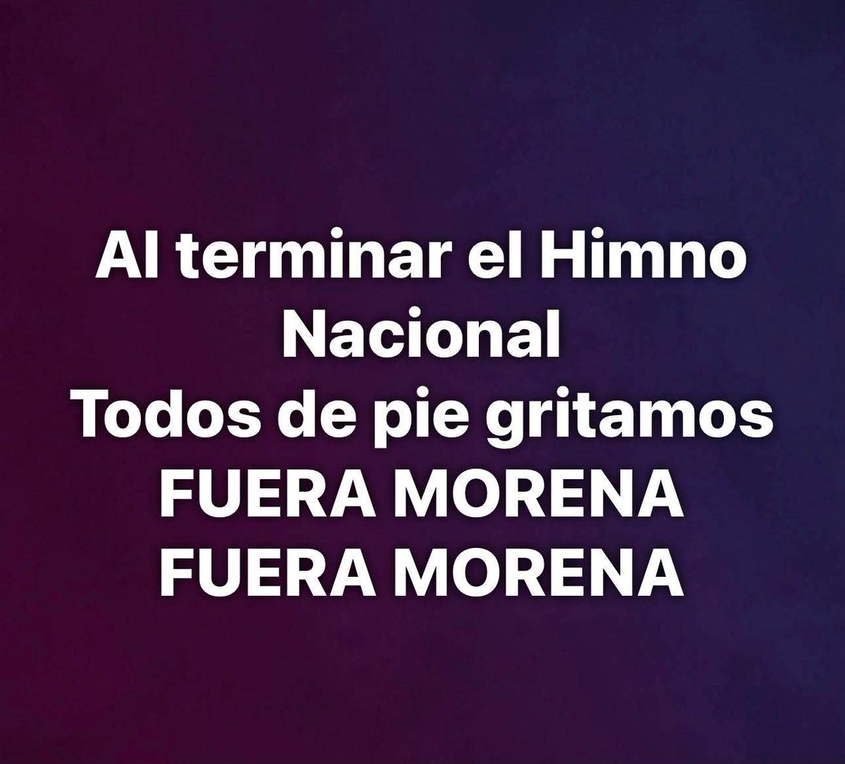 Aletse_04's tweet photo. El plan no ha cambiado que el mundo entero lo sepa #FueraMorena !!! https://t.co/kyiTMFA6he