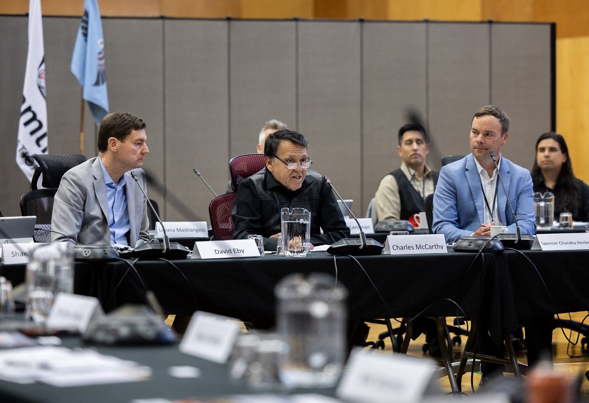 SChandraHerbert's tweet photo. I am so grateful to have spent some meaningful time connecting with treaty partners in the Alliance of BC Modern Treaty Nations, alongside Premier @Dave_Eby , several of my fellow ministers and senior officials this week at the 2026 Premier’s Forum. https://t.co/wAHEGeaKZa