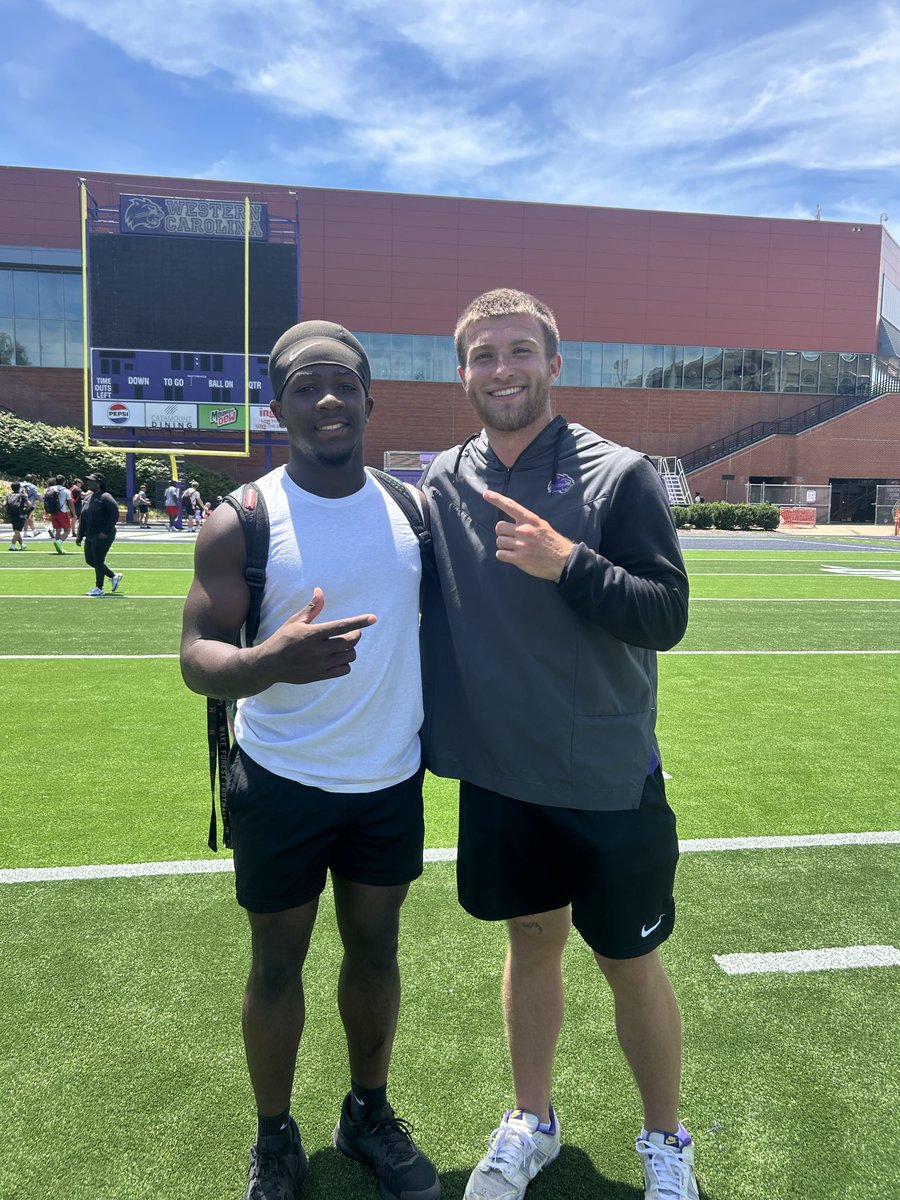 mcclainaj10's tweet photo. Great experience at @CatamountsFB
camp today! Competed well and learned a lot from the coaching staff. Looking forward to building a strong relationship with the Catamounts program.
#CatamountNation #QB27 @DariusJamesHFC @QBHitList @RicoZackery @coach_mlombardi @Coach_B_Harrell @coachcheadley @coachreisert @JSoftcheck
@Coach_Long51 @RockJordan15
@coachtimclifton @tyhaines16 @CoachDP78
@ToughOn @CappsHal @Coachcrist1
@CoachPeteThomas
@CoachDoege @Coach_Kavy @Kyle_Jolly @NickVagnoneLR
@CoachMatt_NCCU @CoachMCrane_ @rhett_rod @CoachJDon @coachdannylewis @reidphila06 @CoachMikeLondon @CoachRenoYale @CoachRWeiner @MetzgerParish
@CoachRayFreeman @CoachMacSewanee @coachbshep @coachChipR @_Coach_Miles
#DualThreatQB #ClassOf2027