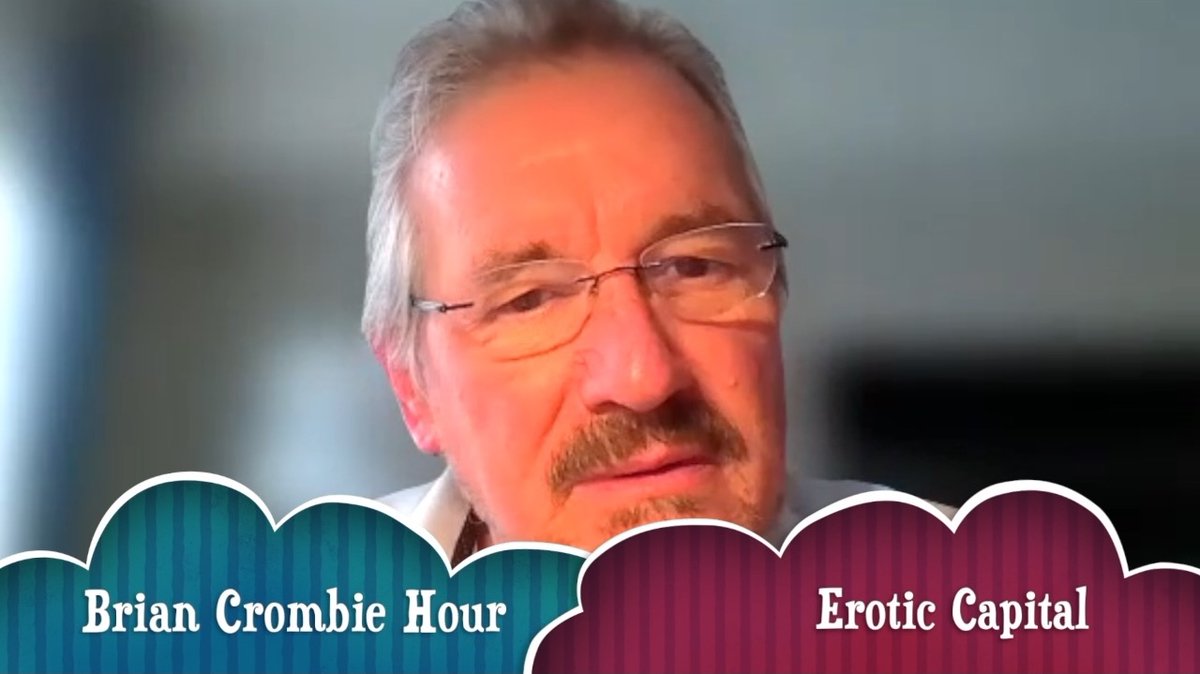 briancrombie's tweet photo. Tonight, Friday, June 5, at 6 pm on The Brian Crombie Hour I close the show with:  ✅ Erotic Capital. Watch short intro: https://t.co/2yyUvEwQpv or watch full episode: https://t.co/18D0Iaj7UO

#BrianCrombie #EmotionalIntelligence #Authenticity #Leadership #PersonalGrowth https://t.co/YqRRvzsfIg