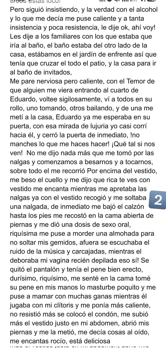 RelatosedgarS's tweet photo. Relato número 356 

✨El primo de mi esposo parte 2✨ 
  ✨Fiesta de cumpleaños✨ 
Rocío https://t.co/Fynrg1hqKG