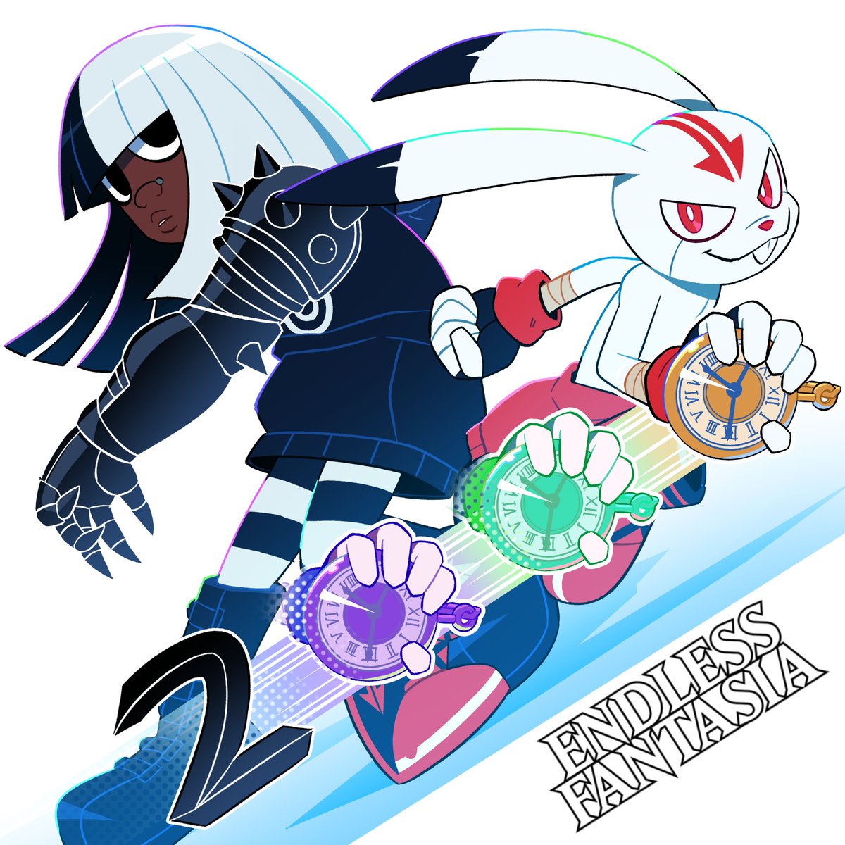 Danny8bit's tweet photo. ENDLESS FANTASIA surpassed 2000 followers on Instagram this week, so we had @deegeemin whip up some celebratory artwork! https://t.co/uzw49q9zXT