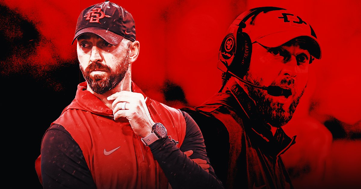 BrandonHuffman's tweet photo. NEW: San Diego State just has been on a hot streak — seven commits in one week has them sitting atop the entire Pac-12 for 2027.

The latest? Vegas DL Roman Pulefaasisina with "the most violent hands we've seen this spring."

More on the Aztecs' class that is climbing the national rankings under Sean Lewis.

Intel: https://t.co/ETVaNvQULT