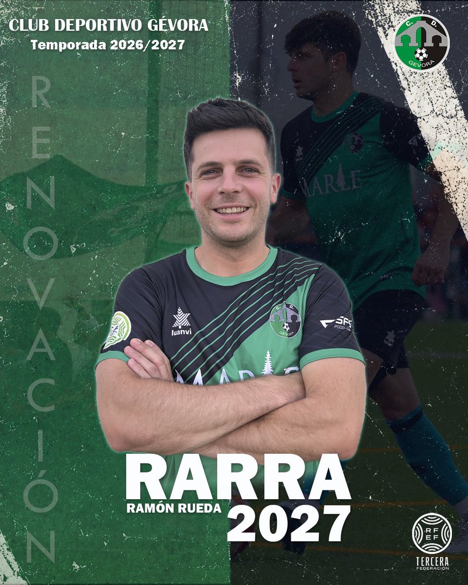 Pepeviyuela01's tweet photo. 📢RARRA, RENOVADO‼️
👉El Defensa Pacense volverá a jugar con el @CdGevora ⚫️🟢 para la próxima campaña
👉Fue uno de los jugadores más recurrentes del Gévora⚫️🟢 esta temporada https://t.co/E8GMPSJkcw