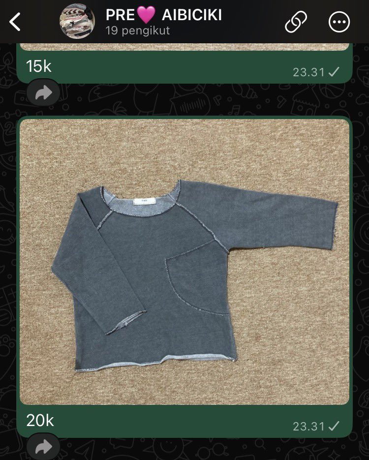 dzainte's tweet photo. guys ada yg mau join saluran wa gaa aku jual preloved murah under 100k semuanya yaa tapi kualitas masih bagus, kalo ada defect pasti aku kabarin di caption bajunya

pengiriman bisa pake oyen dan cod area bandung

https://t.co/WniVyNSsWV

ex: preloved murah baju second #zonauang https://t.co/2eMwkptiju