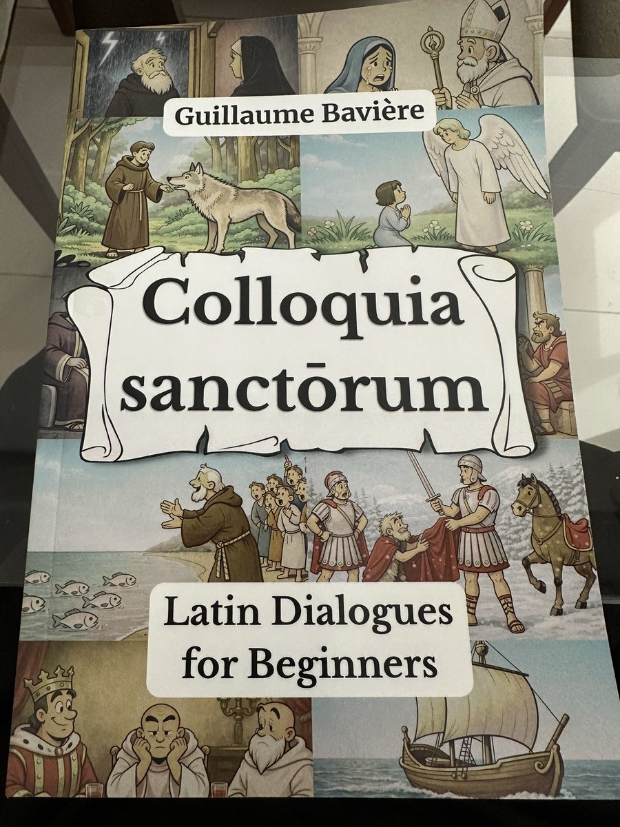 litteraechristi's tweet photo. It just arrived in my hands! 

Our friend, Guillaume Bavière, has published "Colloquia Sanctorum," a supplementary book for the LLPSI series containing stories from the lives of the saints. I've included a link below where it can be found. https://t.co/bzZcxr7wVb
