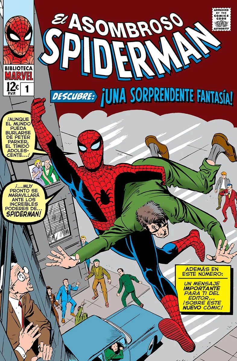 PaniniComicsEsp's tweet photo. 🎂Hoy hace 64 años del nacimiento de Spiderman en Amazing Fantasy #15, publicado en USA el 5 de junio de 1962.

#PaniniMarvel #Spiderman #Twhip