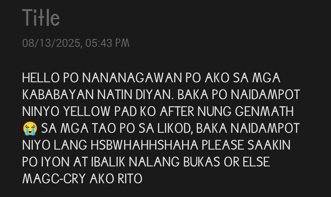 inksnoopyy's tweet photo. gago ibalik niyo. Multo ko iyan nung gr11 TANGINA DAMI PA NG PAGES NUN https://t.co/LuqIi2pCDs