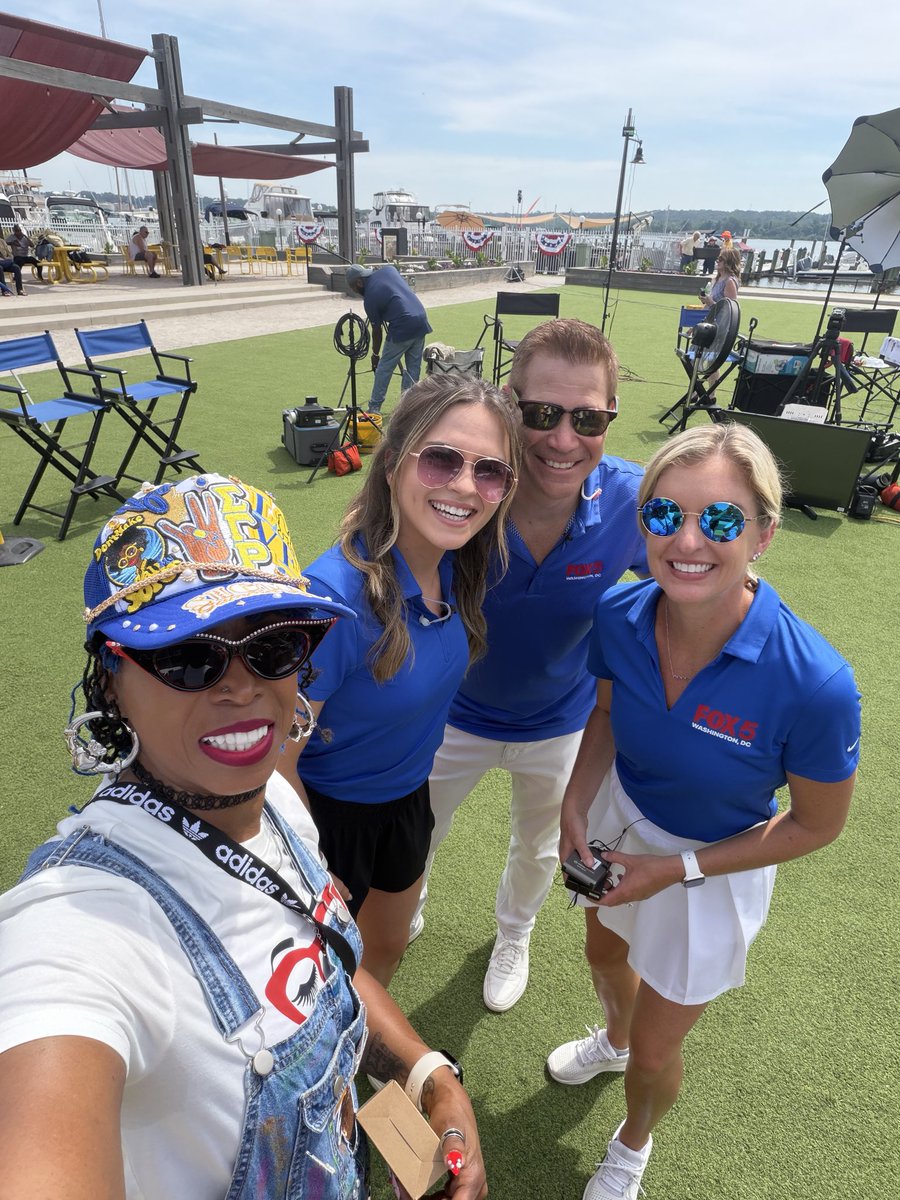 MZRUBY63's tweet photo. I had so much fun this morning with Fox 5 morning crew. I missed Tucker and Marissa maybe neck time. Happy Birthday @stevechenevey https://t.co/OoWUTfUKLK