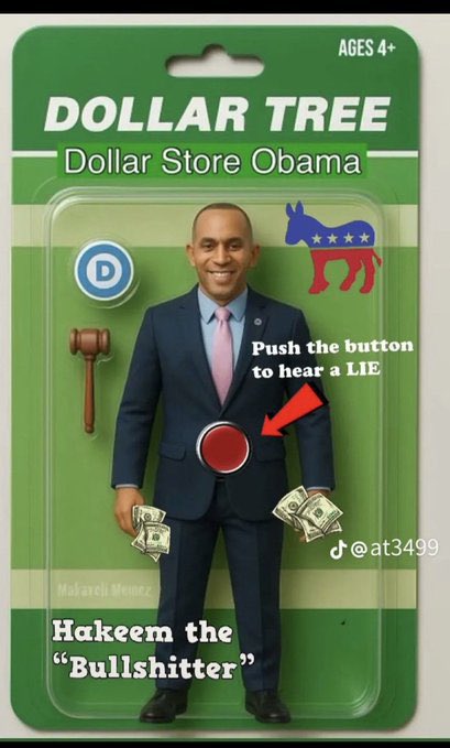 Heartfield5's tweet photo. @RepJeffries Speaking of reckless political hacks. Your name suits you, Hack’eem.
Your hate-fueled political rhetoric say everything about the type of person you are. https://t.co/8ewyGEzxTL