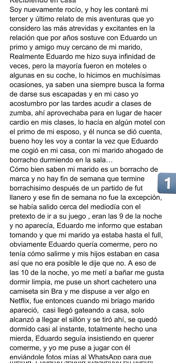 RelatosedgarS's tweet photo. Relato número 357  
✨El primo de mi marido parte 3✨ 
✨ Recibiendo en casa✨  
Rocio https://t.co/Vvhg6cmTQg