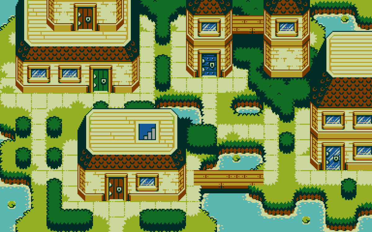 Vinikdev's tweet photo. It's been a while since I posted some #NES #pixelart. 9 colors across the four palettes. I've  been assured this can be made to work with a 16x8 color attribute if the programmer bangs their head on the keyboard for long enough. https://t.co/5TWuoNsFkd