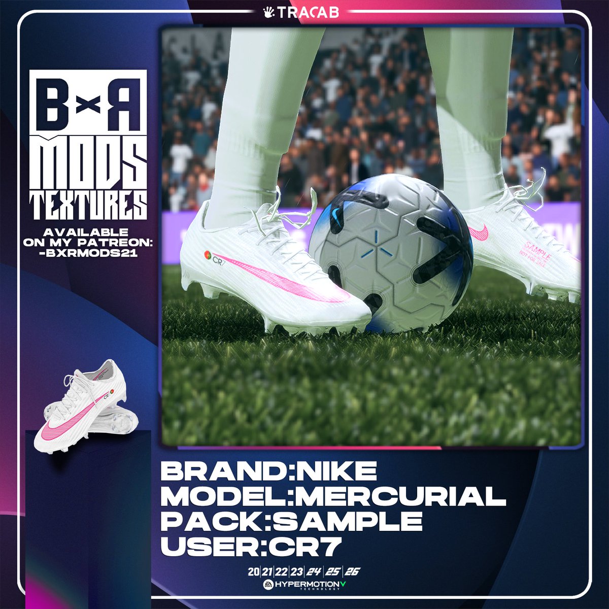 BxR_Mods_'s tweet photo. ● Custom Order 🛍️| Textures 👟| BR Mod's

Brand:Nike
Model:Mercurial Superfly 11
Pack:Sample
Users:CR7
Custom Order for: @abdmuizzr  

➤Link:https://t.co/jpCa08KRZB https://t.co/0I5dMpX5c3