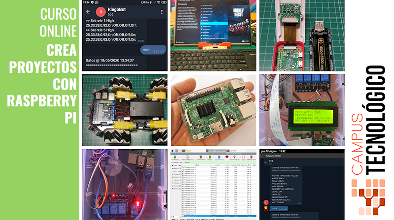 RaspberryJuegos's tweet photo. ¿Te gustaría crear proyectos con Raspberry Pi?
Aprende a utilizar este mini ordenador y descubre todas sus posibilidades: domótica, robótica, Arcade Machine, bot, nube privada, IoT, monitorización jardín, Media Center, videojuegos, servidor web, cámara... https://t.co/pCulEyl8Fd https://t.co/9YRjRn4t9t