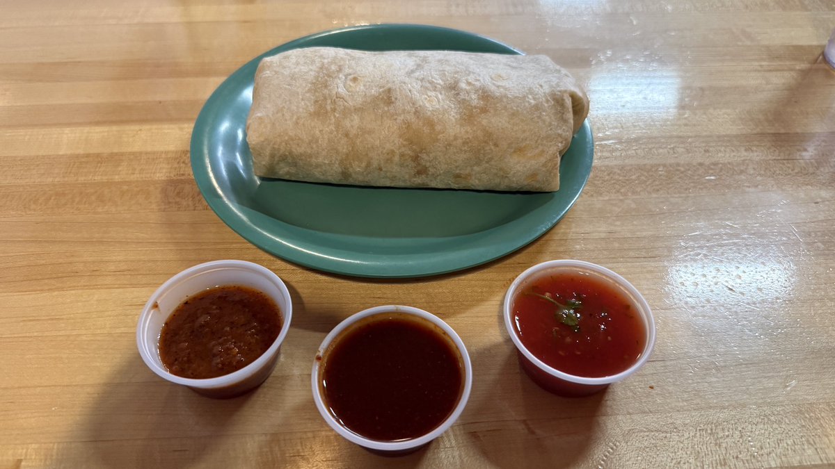 GreatChefBoxing's tweet photo. Incredible 🌯 spot near me!

Grilled carne asada + ELITE salsas  — tomatillo, smoked chipotle + mild pico de gallo!

🔥🔥🔥🔥🔥🔥 https://t.co/Ure7jpsT0w